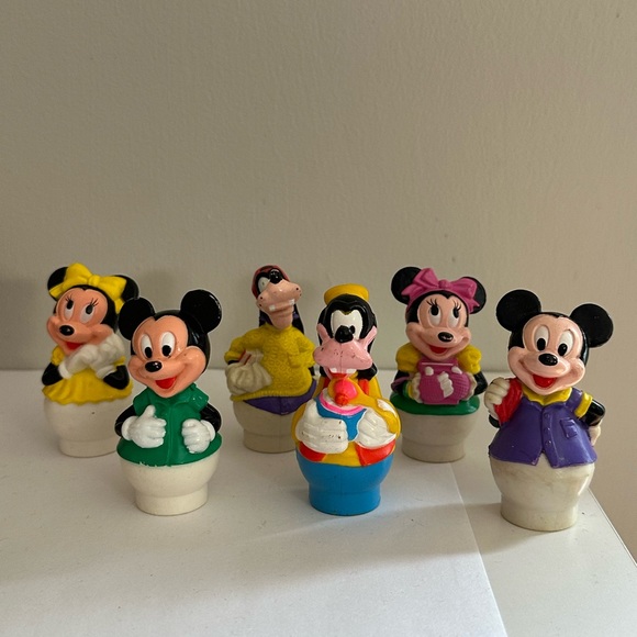 Other - Lot of 6 vintage Disney figures Mickey Mouse, Goofy